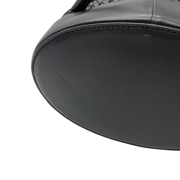 Cult Gaia Black Fifi Woven Leather Mini Backpack main image 11